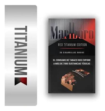 CIGARRILLOS MARLBORO RED TITANIUM  BOX  20